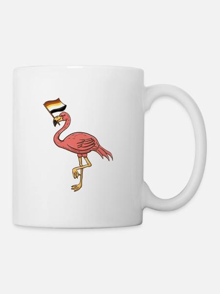 Gay Bear Flamingo Gay Bear Pride - Tasse - Weiß
