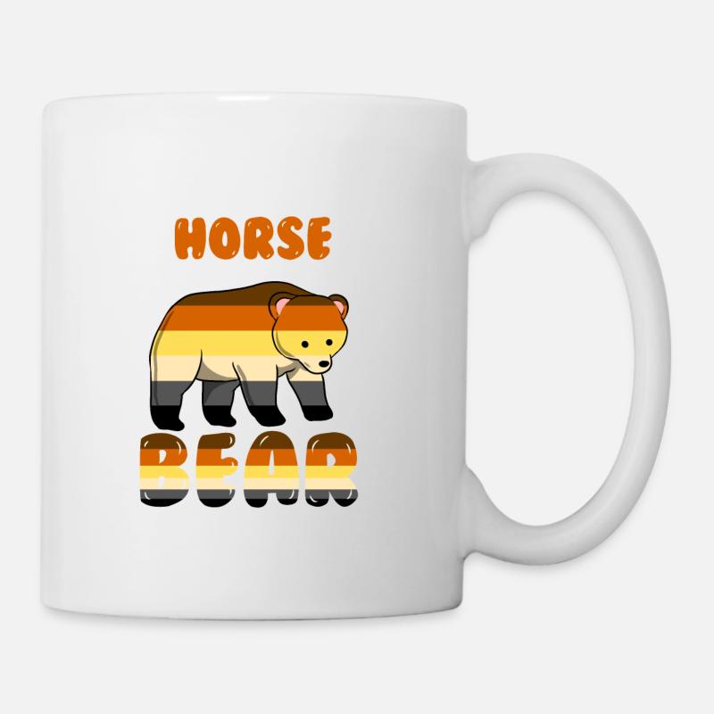 Save A Horse Ride A Bear Gay LGBT - Tasse - Weiß