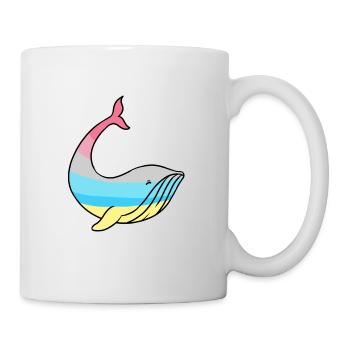 Fierté De Whale Genderflux - Mug blanc - blanc - Droite