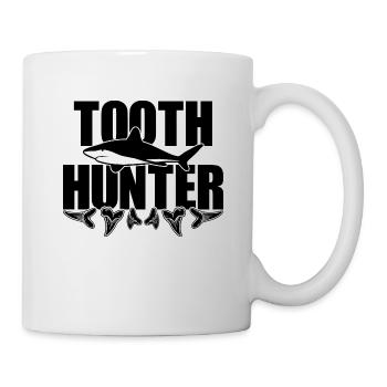 Chasseur de dents - Haizahn Haifischzahn Haifischzähne - Mug blanc - blanc - Droite