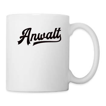 Anwalt Rechtsanwalt Staatsanwalt Recht Justiz Jura - Tasse - Weiß - Rechts