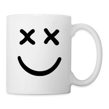 Dead Smiley Crossed Eyed Smiley - Mug - white - Right