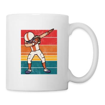 Dabbing Football Boy American Football - Mug - white - Right