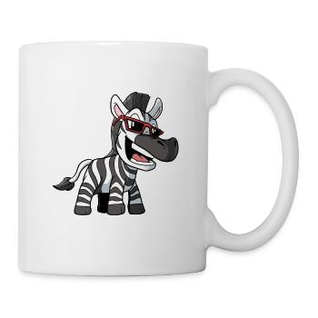 Cute Cartoon Zebra - Mug - white - Right