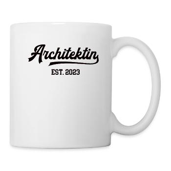 Architektin Architektur Studentin Abschluss 2023 - Tasse - Weiß - Rechts