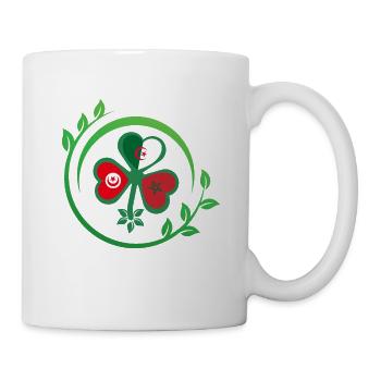 Klee Marokko Algerien Tunesien, Symbol Maghreb vereint. - Tasse - Weiß - Rechts