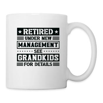 Retraité Idée cadeau Retraite Humour Grand-père - Mug blanc - blanc - Droite