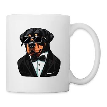 Rottweiler La Mignonne - Mug blanc - blanc - Droite
