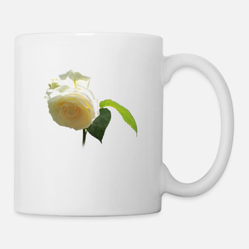 WEISSE ROSE - Tasse - Weiß