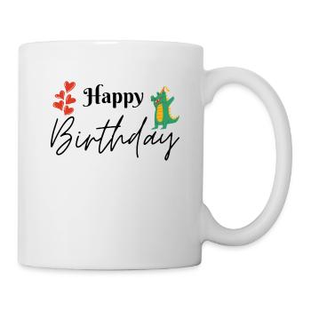 Bon anniversaire - Mug blanc - blanc - Droite