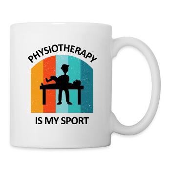 Physical Therapist Humorous Gift Saying Funny - Mug - white - Right