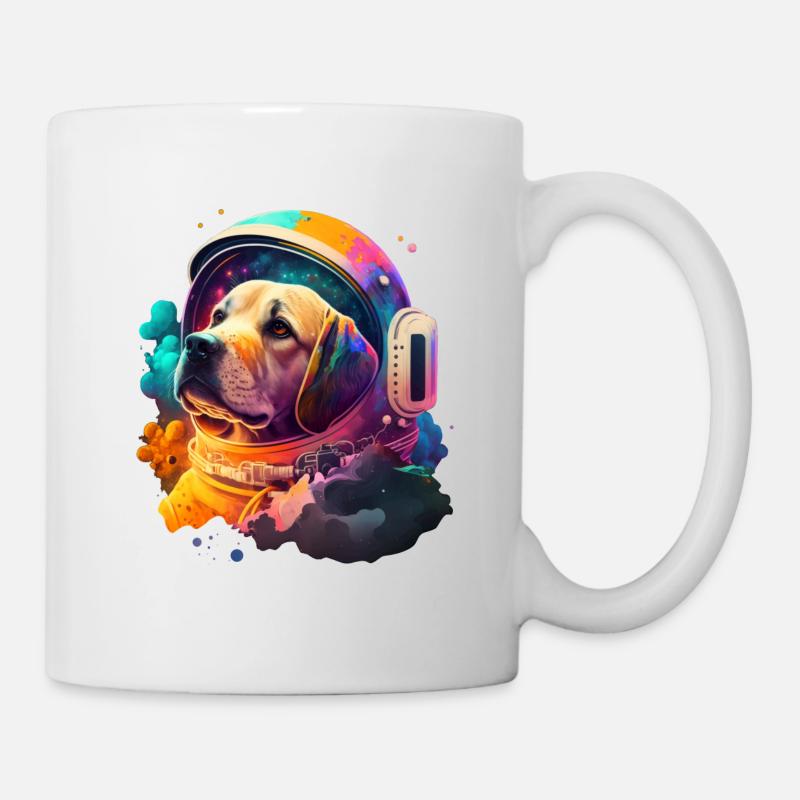 Dog Astronaut - Mug - white