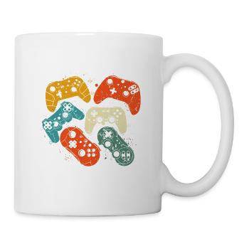 Kontrollieren Sie alle Dinge, Videospielliebhaber - Tasse - Weiß - Rechts