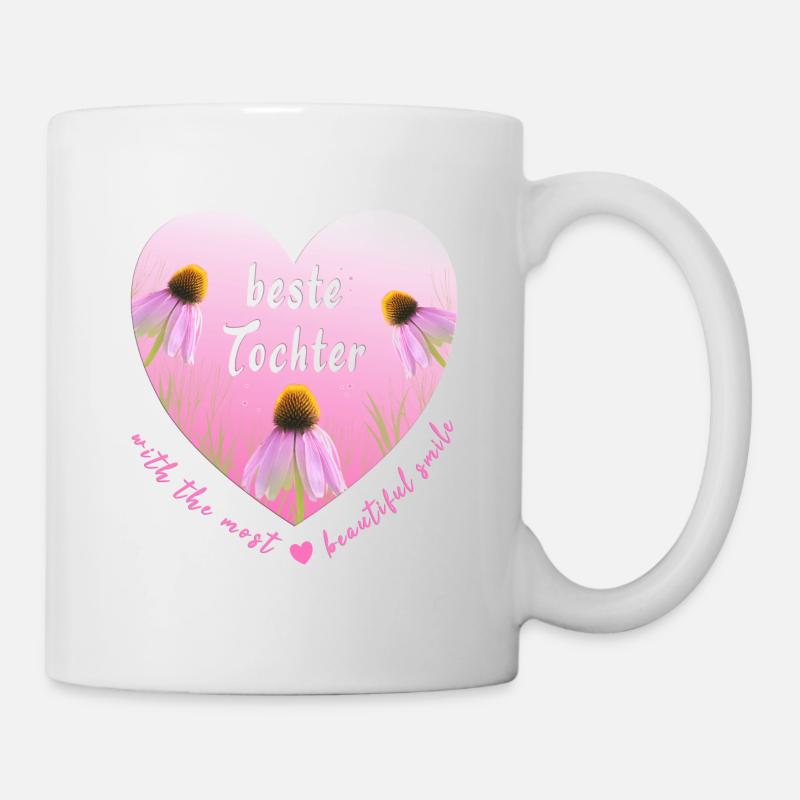 beste Tochter - Tasse - Weiß