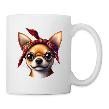 Chihuahua L’Artiste Rap - Mug blanc - blanc - Droite