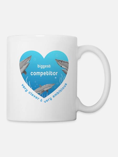 plus grand concurrent - Mug blanc - blanc