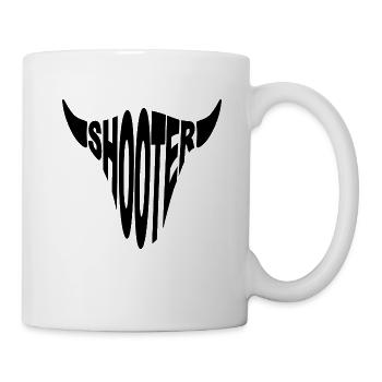 Shooter Shooter Bull Skull blk - Mug blanc - blanc - Droite