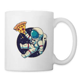 Pizza Astronaut - Tasse - Weiß - Rechts