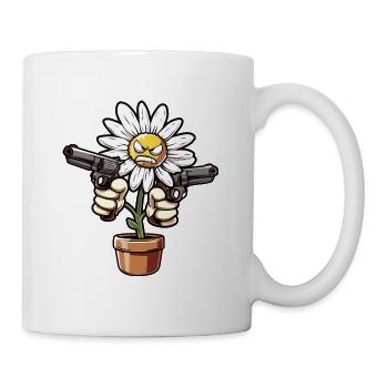 Fleur de fusil - Mug blanc - blanc - Droite