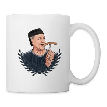 Rieser Grantler // Illustration - Tasse - Weiß - Rechts