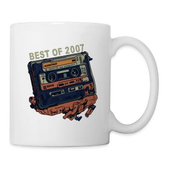 2007 vintage 2007 cassette - Vintage since 2007 - Mug - white - Right