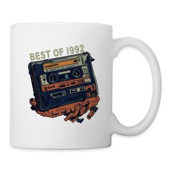 Cassette 1992 vintage 1992 - Millésime depuis 1992 - Mug blanc - blanc - Droite