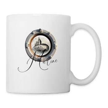 Original, Cool and Stylish Military Submarine - Mug - white - Right
