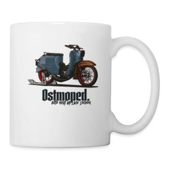 Schwalbe Tuning (grau) // Illustration - Tasse - Weiß - Rechts