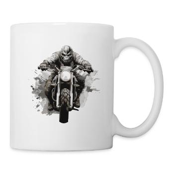 Gorilla Motorcycle Biker Beast - Mug - white - Right