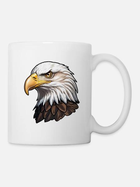 Weißkopfseeadler - Tasse - Weiß