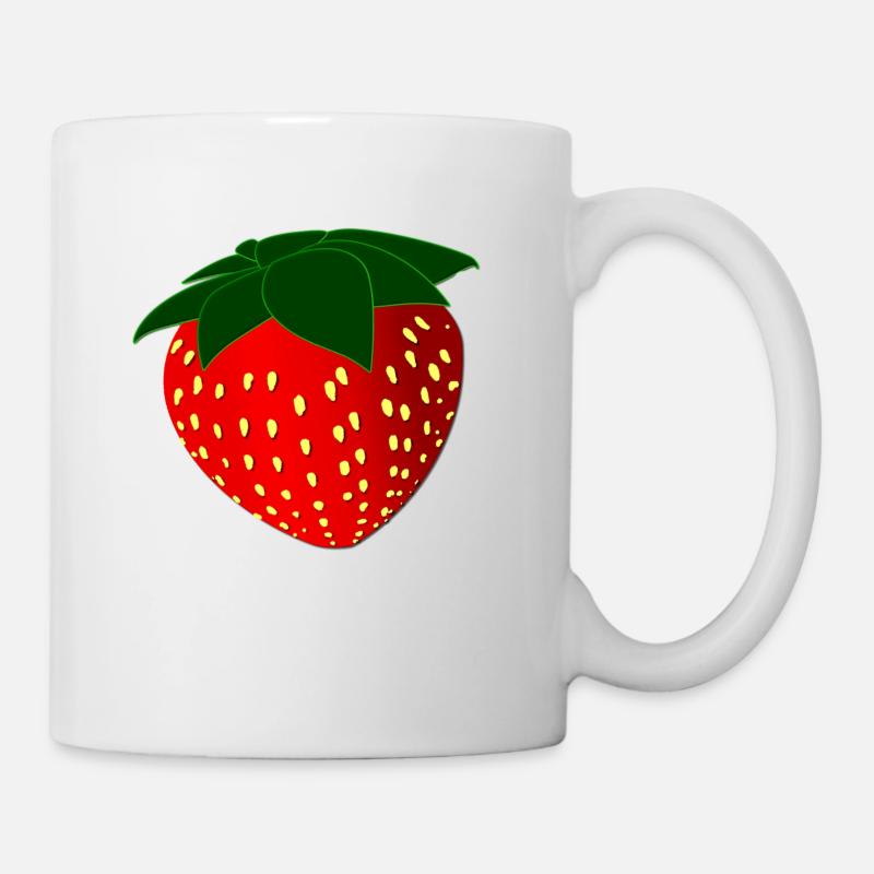 fraise - Tasse - Weiß