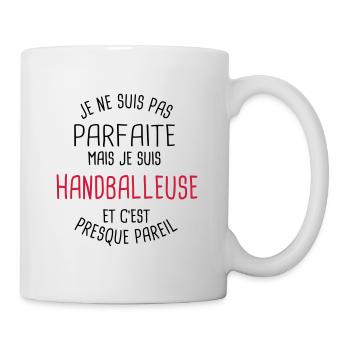 Pas parfaite mais handballeuse - Mug blanc - blanc - Droite