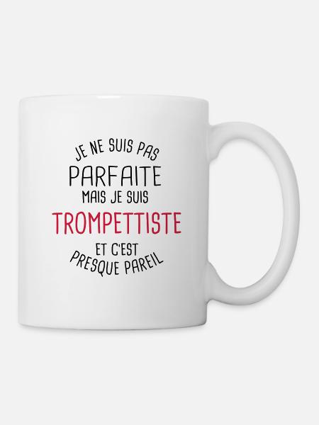 Pas parfaite mais trompettiste - Mug blanc - blanc