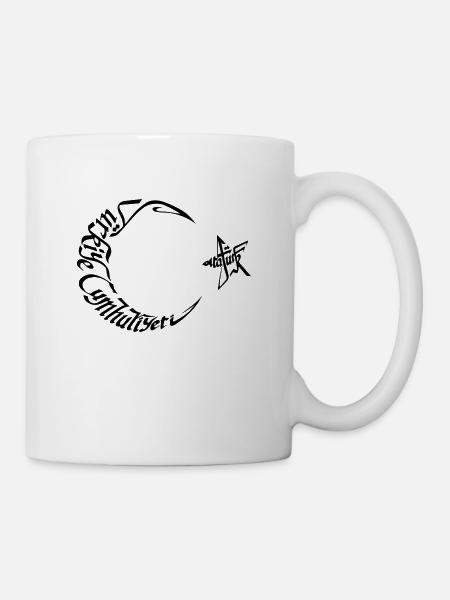 Turkiye Cumhuriyeti Atatürk - Tasse - Weiß