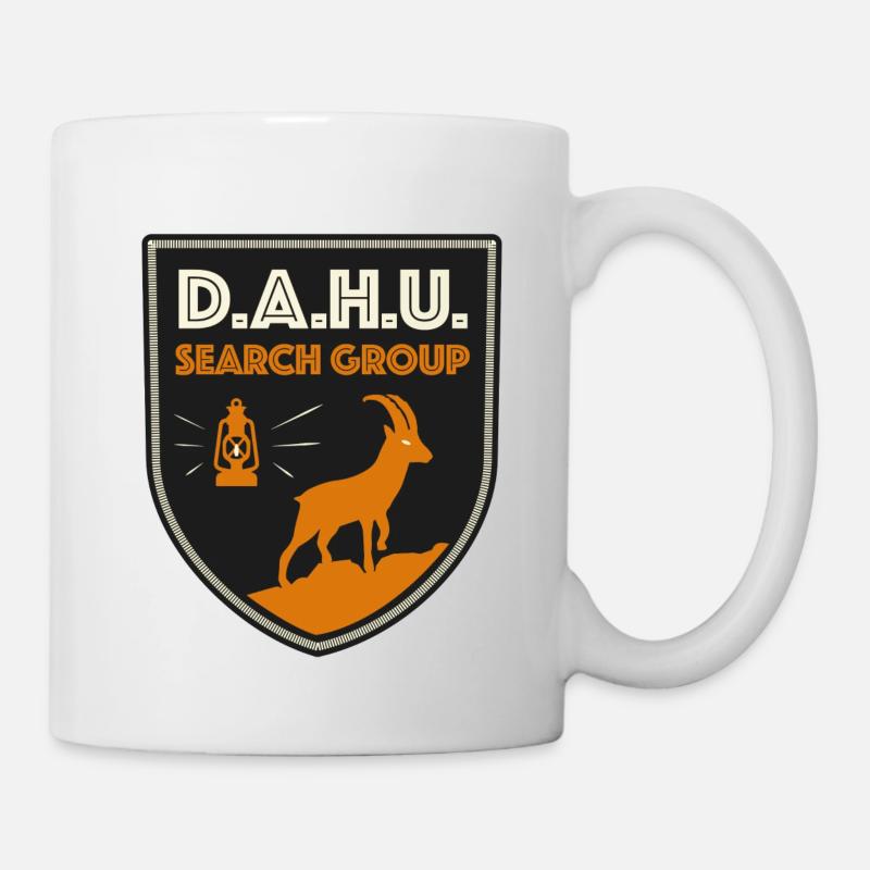 Dahu-Jagd - Tasse - Weiß