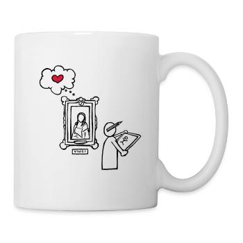 I love arts - Mug - white - Right