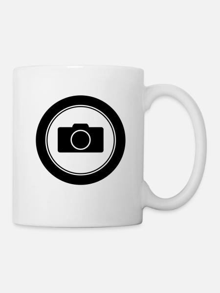 Caméra / / appareil photo numérique / / appareil - Mug blanc - blanc