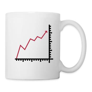 Diagramm - Tasse - Weiß - Rechts