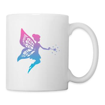 Fee - Tasse - Weiß - Rechts