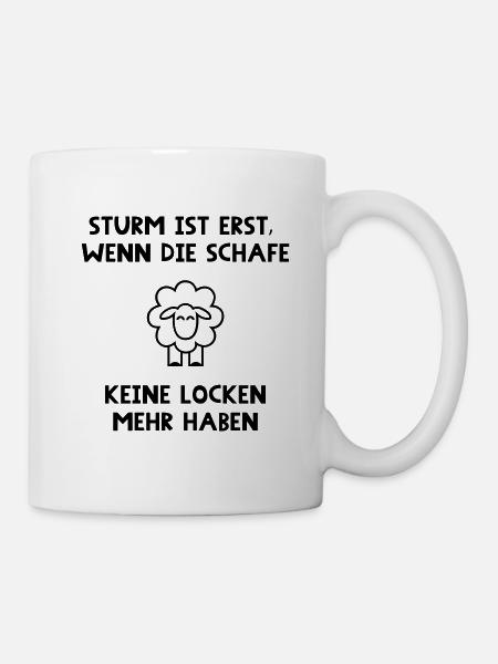 lustiger Norddeutscher Spruch Geschenk für Piraten - Tasse - Weiß