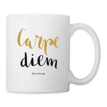 Nice Dream - Carpe Diem - Mug - white - Right