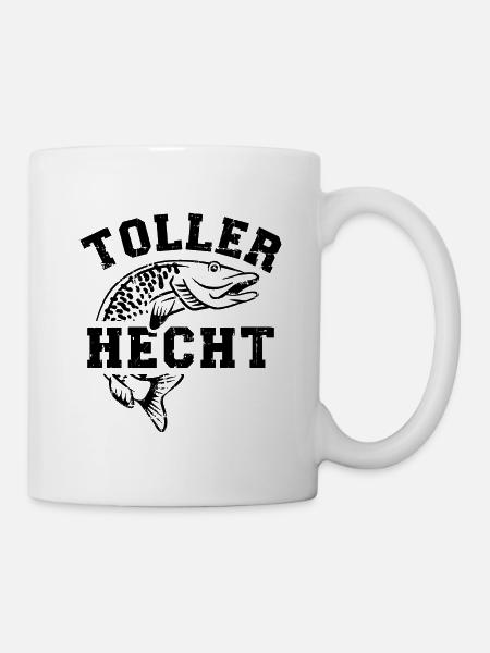 Hecht - Tasse - Weiß