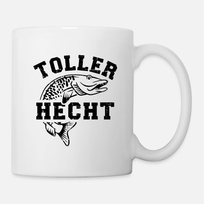Hecht - Tasse - Weiß