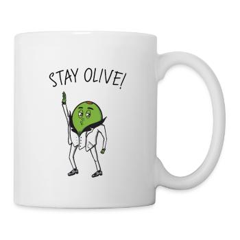 Stay Olive Rock N Roll Tanzen Geschenk - Mug - white - Right