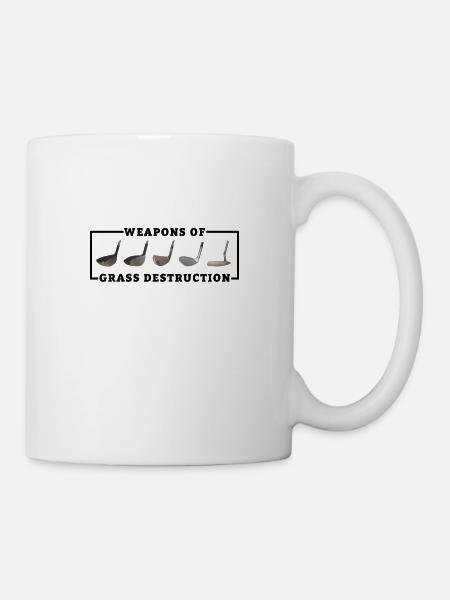 Golfschläger Golf Golfer - Tasse - Weiß