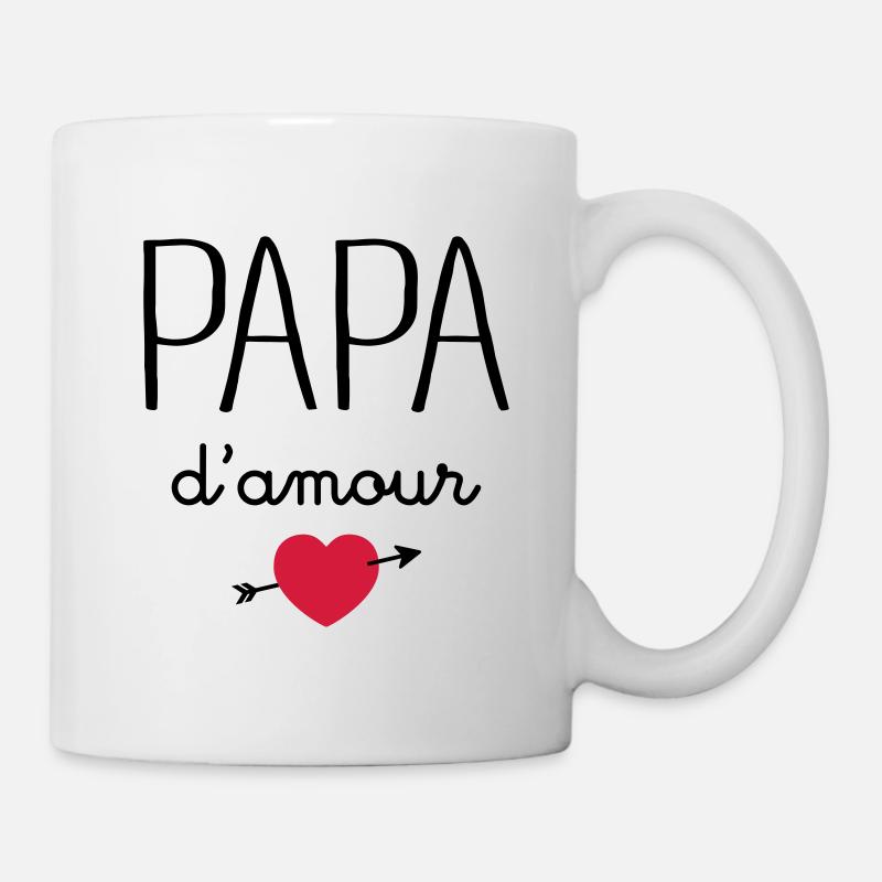 Papa D'Amour - Mug blanc - blanc