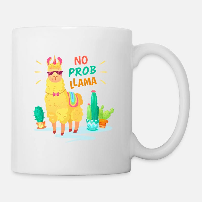 No Problama, drôle d'animal - Mug blanc - blanc