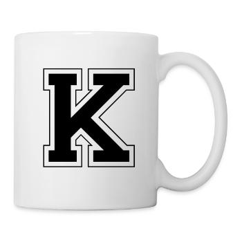 K - Mug - white - Right