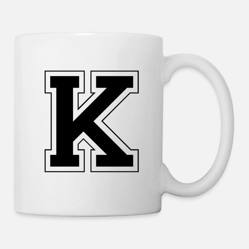 K - Tasse - Weiß