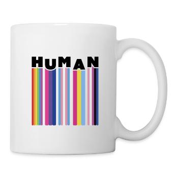Chemise humaine LGBT pour le mois de la fierté - Mug blanc - blanc - Droite